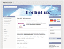Tablet Screenshot of herbalux-shop.de